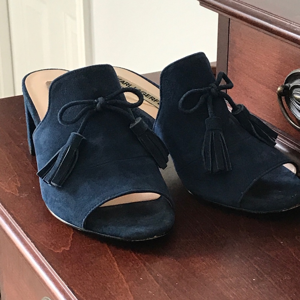 Lagerfeld Heeled Mules